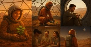 Mars colonization isn’t just about survival—it’s about sustaining the human mind. Explore the psychological challenges of space travel, from isolation to sensory deprivation, and the neuro-engineering, cultural, and design solutions needed to cultivate patience, joy, and love beyond Earth.