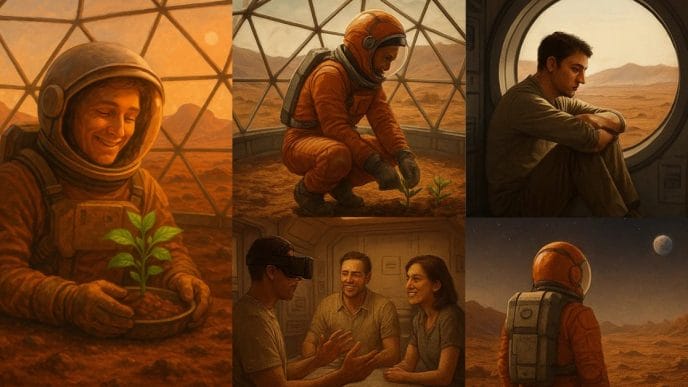 Mars colonization isn’t just about survival—it’s about sustaining the human mind. Explore the psychological challenges of space travel, from isolation to sensory deprivation, and the neuro-engineering, cultural, and design solutions needed to cultivate patience, joy, and love beyond Earth.