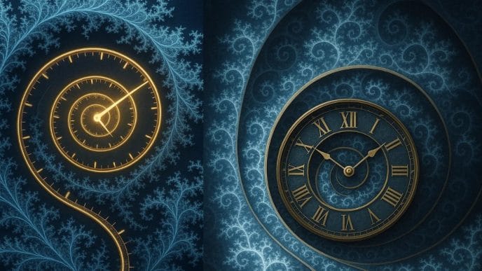 Explore the concept of fractal time — where history, physics, and consciousness repeat in recursive cycles. From chaos theory and AI to ancient calendars, discover how time may not be linear but a remix of reality itself.