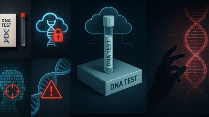 At-home DNA tests turn your biology into a commercial and cybersecurity risk. Discover how your genome, once digitized, becomes vulnerable to breaches, surveillance, and misuse.