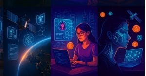 Discover how Neon Nomads—AI-augmented, crypto-powered global workers—are redefining work, citizenship, and identity in a borderless digital era. Explore e-residency, DAOs, satellite internet, and the future of a stateless workforce.