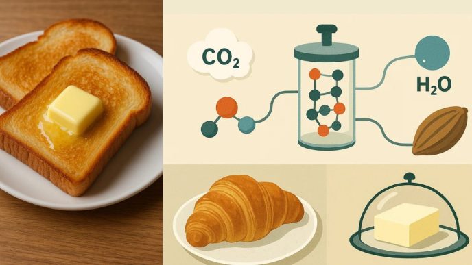 Discover carbon butter—made from CO₂ and water, not cows or palm oil. With near-zero emissions, it offers the taste and texture of dairy while slashing land, water, and climate impact.