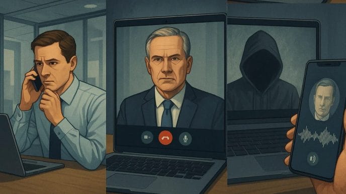 AI-driven deepfake scams are evolving fast. From cloned CEO voices to fake video calls, fraudsters are impersonating leaders to steal millions. Learn how these “boss call” deepfake scams work, real-world cases from Hong Kong to India, and what companies and individuals can do to protect themselves.
