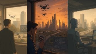 Explore the rise of algorithmic cities, AI-assisted governance, and the ethical dilemmas of machine-driven decisions. Will humans remain in control or let algorithms shape our urban future?