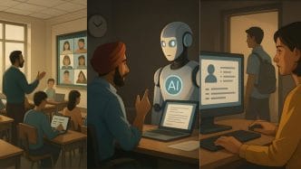 How AI is reshaping Indian higher education—from automated grading to dropout prediction—and why rapid adoption raises questions about outcomes, equity, and faculty readiness.