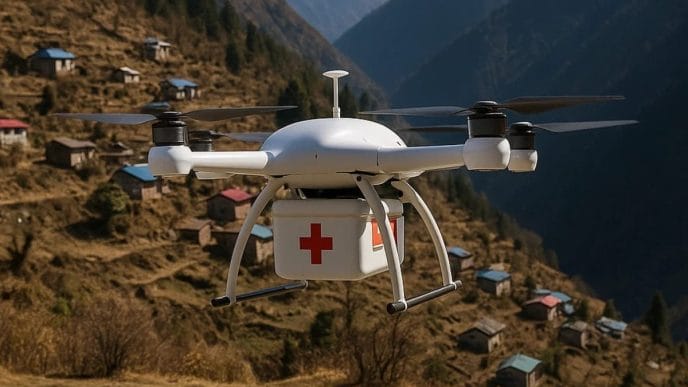 Discover how drones are revolutionizing India’s logistics, from delivering medicines in Himalayan villages to precision farming across states. Explore the rise of India’s drone industry and its impact on healthcare, agriculture, and economic access.