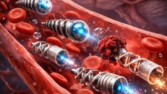 Discover how microscopic nanobots are navigating the bloodstream to target tumors, delivering drugs or cutting off cancer’s blood supply. Explore preclinical breakthroughs, AI-guided navigation, and India’s emerging role in nanobot manufacturing