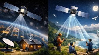 How direct-to-cell satellite networks like BlueBird Block-2 differ from Starlink’s broadband model and why the distinction matters for India’s telecom policy, spectrum, and connectivity strategy.