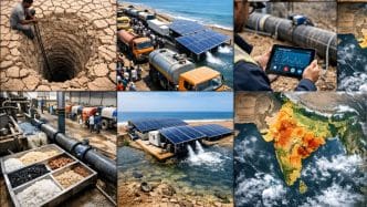 Bangalore nearly ran dry in 2024. Explore how AI-powered desalination, IoT sensors, and predictive algorithms are racing to solve India's water scarcity before cities collapse.